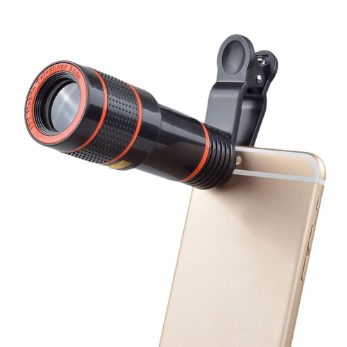 Lente teleobjetiva Prettyui12x para câmera de celular