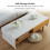 Cotton Linen Tablecloth Rectangular 70x180cm Gray 5