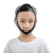 (Balck) "Children's Sleep Anti-open Mouth V-face Bandage Mouth Breathing Correction Belt(pink)"