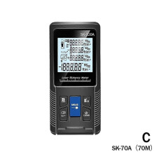 (70m, Black) 40-120M-laser Distance Meter High Accuracy Measurement Electronic Ruler