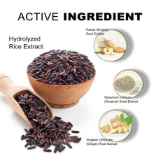 Black Rice Water Spray for Hair Growth Nourishing Scalp Treatment with Ginseng Rice Extracts to Prevent Breakage, Soothe Sensitive Scalps, and Prom