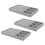 Grey Jewelry Showcase Tray for Storage 3Pcs Organizer Display Set 2