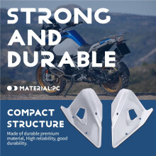 Spoiler Lateral para para-Brisa de Motocicleta com Pisca-Alerta para  R1250GS Adventure R1200GS LC 13-24 Cinza