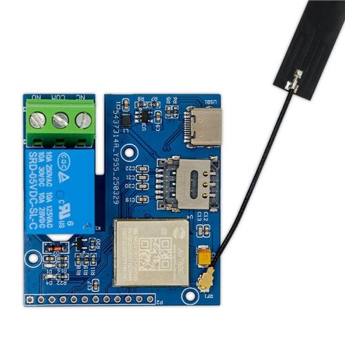 2X Modulo Relè Singolo IoT 4G Integrato Modulo AIR780E Supporto Alimentatore di Tipo C 2
