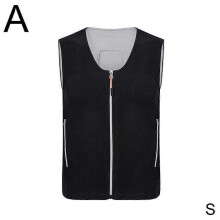 (S, Stand collar) USB Rechargeable Heating For Men And Women 5 Zones Heated Vest Electric K8K5 Heated Lightweight Waistcoat M-3XL