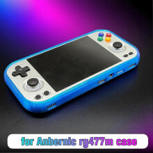 (1 pcs, Black) for Ambernick Rg477m Protective Case,Handheld Game Console Protective Case