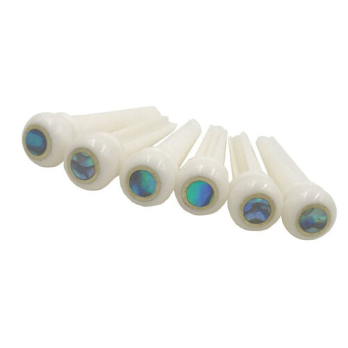36X Guitar Bone Bridge Pins med 5,3 mm Position Abanlone Dot för Utbyte Av Akustiska Gitarrdelar 1