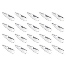 Water Drop Nail Rhinestones for Nail Art 20Pcs White Crystal Flat Backs