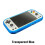 (1 pcs, Transparent Blue) for Ambernick Rg477m Protective Case,Handheld Game Console Protective Case 1