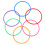 Troglfold plastic ring toss game 12 pcs 8
