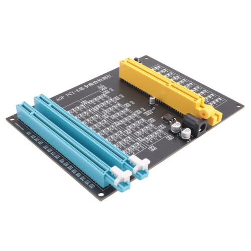 ckepdyeh PC AGP PCI-E X16Dual-Purpose Socket Tester Display image Video Card Checker Tester image Card Diagnostic Tool 1