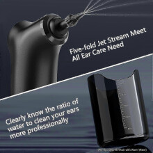 Earwax Remover, Electric Ear Cleaner with 4 Pressure Settings, Ear Wash for Home Use with 10 Interchangeable Tips, Ear Watering Cleaner Tool, Ear Clea