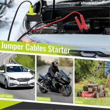 Jumper Cables, 12AWG Heavy Duty Jumper Cables, Jump Starter Cable, Car Battery Jumper for Car Jump Starting Using Tool