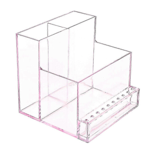 Nail Drill Machine Organizer for Storage 1Pcs Nail Drill Bit Holder Pink