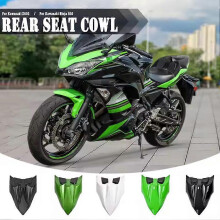 (One size, D) Motorcycle Rear Passenger Cowl Seat Back Cover For- for 650 NEW S QFD