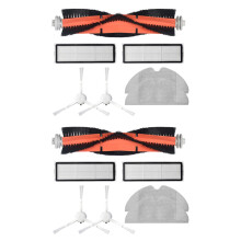 2 set Washable Vacuum Cleaner for F9 Robot Vacuum Mop Roller Side Brush Hepa Filter Mop Cloth Kits