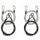 Security Cable Lock Braided Steel 100 cm 3 pcs 1