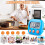 LINLIN electronic countdown timer silent switch 4 pack 5