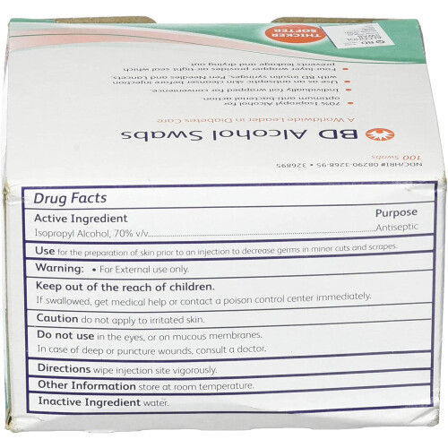 Alkoholkompresser 100 st (12-pack) 2
