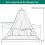 Travel Net Canopy for Single or Double Bed 60x250x1100 cm 3