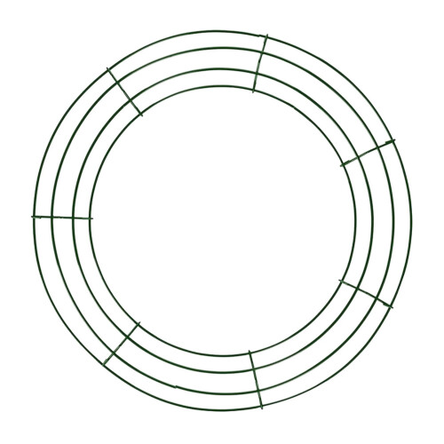 Draadkransframe van metaal, ronde hoepel, 40 cm 2