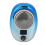 Electric Beard Trimmer Cordless Mini USB Rechargeable LED Display Waterproof Beard Clipper for Men Blue Silver Gradient 1