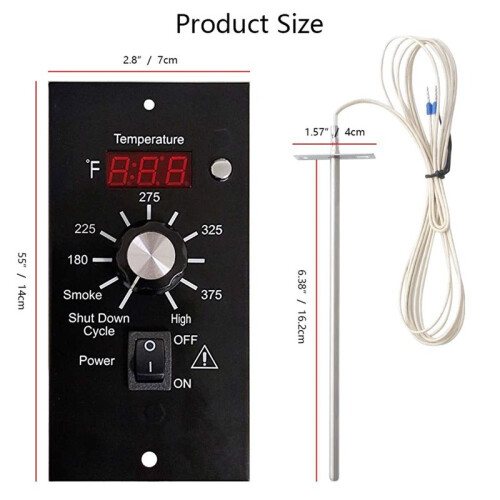 Digital Thermostat Kit for Traeger Pellet Grills Replacement Control Panel Thermometers Pro Controller with LED Display 1