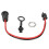 2X 50V  5.5x2.1mm  Power Socket Panel Mount Connector with Metal Nut Buckle 6