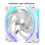 12CM Computer Case Cooling Fan ARGB Light Synchronization PWM Intelligent Temperature Control Silent Fan Black 3