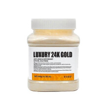 (1pcs, F 24k Gold) 350g Hydrating 24K Gold Soft Mask Powder Rose Petal Crystal Jelly Mask Powder W2