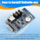 LED-Skärm HD-WF1 Fullfärgs LED-Panel Pixel Display-Kontrollkort för USB-Port, Moderkort Stöder Mobilt WiFi 4