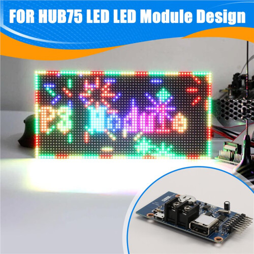LED-Skärm HD-WF1 Fullfärgs LED-Panel Pixel Display-Kontrollkort för USB-Port, Moderkort Stöder Mobilt WiFi 2
