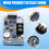 LED-Skärm HD-WF1 Fullfärgs LED-Panel Pixel Display-Kontrollkort för USB-Port, Moderkort Stöder Mobilt WiFi 7