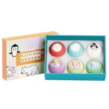 Set 6 bola garam mandi Telur Dinosaurus untuk kanak-kanak mandi gelembung menyeronokkan dengan mainan haiwan yang mengejutkan,