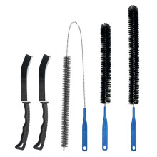 Kit de 5 Cepillos Flexibles Extralargos para Limpiar Conductos de Secadora, Pelo de Mascotas y Polvo, y Serpentines de Refrigerador.