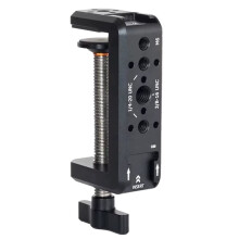 C Clamp Desk Camera Mount C-Clamp with 1/4" 3/8" Thread, Desktop DSLR Mount for Photo Studio Video Camera,Light Stand A