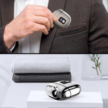 (1pcs, Blue) Lttoisl Mini Portable Alloy Electric Shaver Type-C Rechargeable Razor