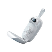 Auriculares inalámbricos Bluetooth Tarmeek con pantalla LED, mini funda abatible, doble auricular, compatibles con iPhone y Android, para niños y