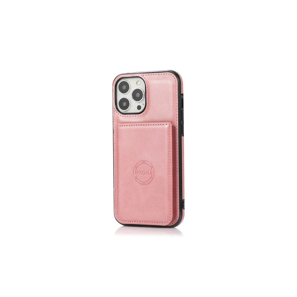 Floveme Iphone 14 Pro Case With Card Holder Rose Gold 962029737186