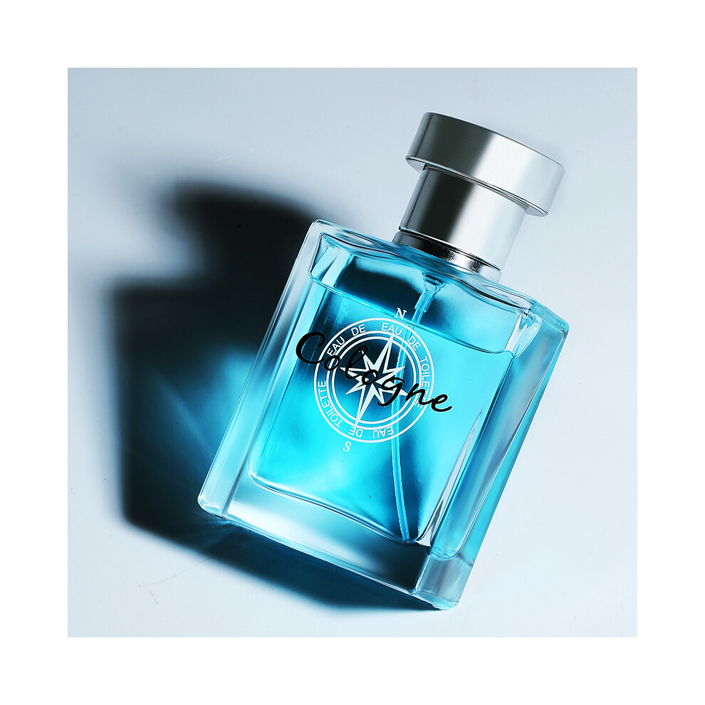 Warmkiss (8048 Ocean Blue) Men Eau De Cologne, Long Lasting Fresh Ocean Woody Scent Daily Perfume