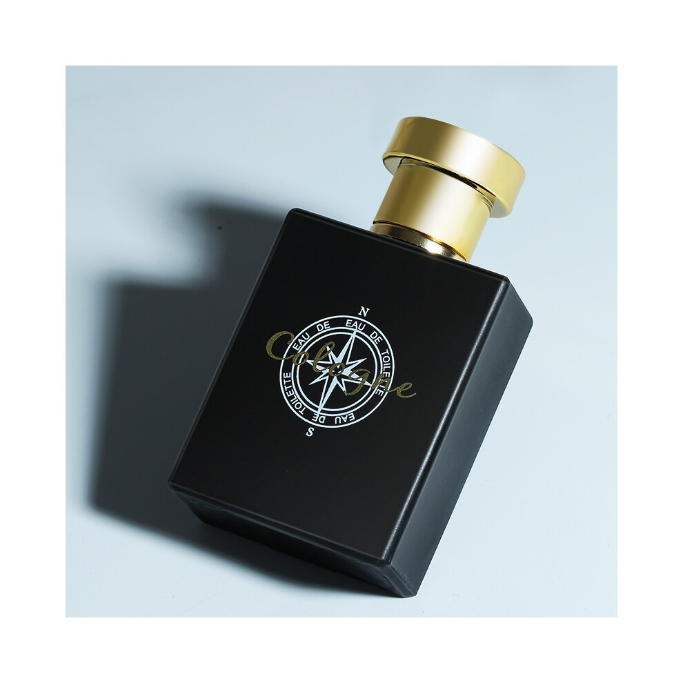 Warmkiss (8048 Deep Black) Men Eau De Cologne, Long Lasting Fresh Ocean Woody Scent Daily Perfume