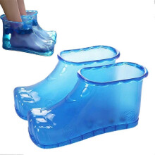 Foot Bath,Foot Soak Basin Full Coverage Bath Shoes with Massage Points Easy to Use Portable Soaker for Relaxing and Self-Caring