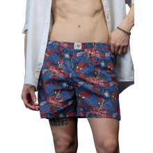The Souled Store Spider-Man: Thwip Pantalones Cortos de Boxer de Algodón Azul para Hombres y Niños