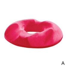 (43*36*7cm, Dark blue) Crazyview Comfort Donut Seat Cushion Sofa Hemorrhoid Memory Foam Hemorrhoid Massage Pillow Office Tailbone Cushion Seat Car