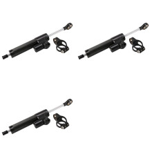 3X Universal Steering Damper Motorcycle Stabilizer Linear Reversed Safe Control CNC for MT09 MT07 YZF R1 R6 Black