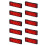 20X  LED Name Badge Rechargeable Light Sign DIY Programmable Scrolling Message Board Display LED,Type 2 1