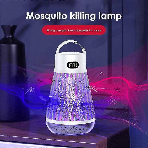 (Black) Zappify 2.0, New Zappify Mosquito Zapper, USB Rechargeable Portable Zapper