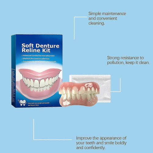 Modified Teeth False Teeth Set Make Up Teeth, Comfortable And Beautiful, Smile Care Teeth Manicure Set
