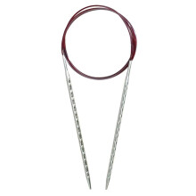 Square Knitting Needles Hollow Metal Weaving Pins Needlework Tools for Wool Cotton Yarn DIY Knit Accessories 2mm