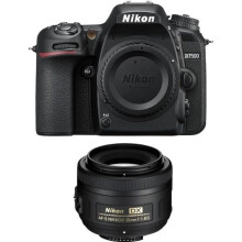 NIKON D7500 digital camera - 20.9 MP DX sensor - 4K video - 51-point AF - 3-year warranty